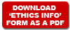 World Sweeping Association Ethics Button